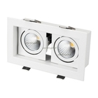 Светильник CL-KARDAN-S180x102-2x9W Warm (WH, 38 deg) (IP20 Металл) 024127