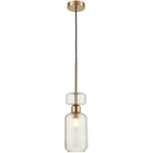 Подвесной светильник Gloss 1141/1S E14*60W Antigue copper/Beige