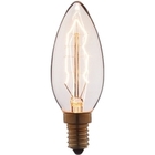 Ретро лампочка накаливания Эдисона свеча E14 40W 2400-2800K 3540-G