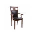 Деревянный стул Кресло Luiza dirty oak / dark brown 1996