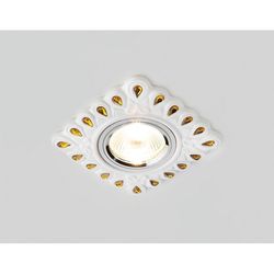 Потолочный светильник встраиваемый Дизайн D5550 W/YL