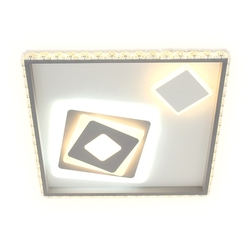 Потолочная люстра светодиодная с пультом регулировкой цветовой температуры и яркости с ночным режимом ACRYLICA FA248