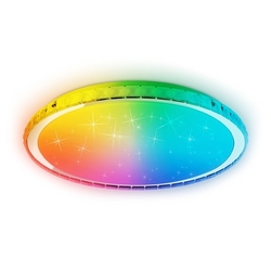 Потолочный светильник светодиодный с пультом регулировкой яркости и цветовой температуры ночным режимом Dance FF501 RGB