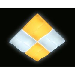 Потолочный светодиодный светильник с пультом FP2382 WH 128W D500*500