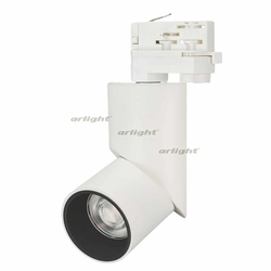 Трековый светильник LGD-TWIST-TRACK-4TR-R70-15W White5000 (WH-BK, 30 deg) (IP40 Металл) 025460