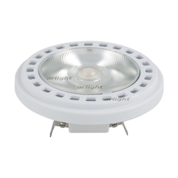 Лампа AR111-UNIT-G53-15W- Warm3000 (WH, 24 deg, 12V) (Металл) 025640