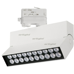 Трековый светильник LGD-LOFT-TRACK-4TR-S170-20W White6000 (WH, 24 deg) (IP40 Металл) 026234