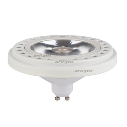 Лампа AR111-UNIT-GU10-15W-DIM Warm3000 (WH, 24 deg, 230V) (Металл) 026867