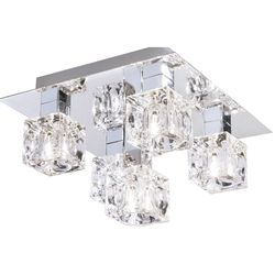 Потолочный светильник накладной прямоугольный Cool Ice A1434PL-5CC