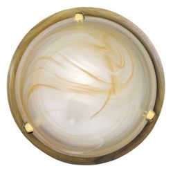 Настенно-потолочный светильник накладной круглый Germanika A3946PL-2GO