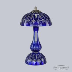 Интерьерная настольная лампа 1370L/3/25 Ni Clear-Blue/H-1I
