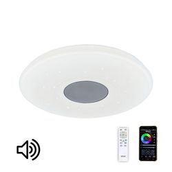 Потолочный светодиодный светильник с пультом круглый с MP3 и RGB Light & Music CL703M50