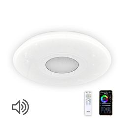 Потолочный светодиодный светильник с пультом круглый с MP3 и RGB Light & Music CL703M50A