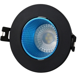 Встраиваемый светильник светодиодный DK3061-BK+СY