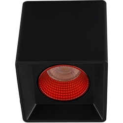 Накладной светильник светодиодный DK3080-BK+RD