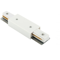 Коннектор прямой с возможностью подачи питания DK Track White TR1008-WH