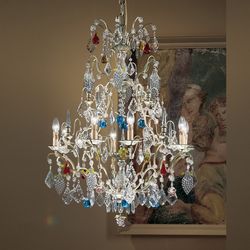 Люстра подвесная OLD STYLE 3330/8 Green gold