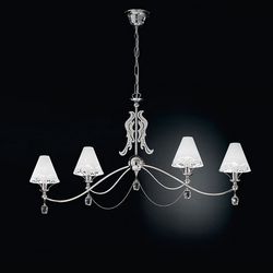 Люстра подвесная Fosca 397/4SL mother of pearl with gold/white