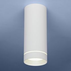 Потолочный светодиодный светильник накладной DLR022 12W 4200K белый матовый