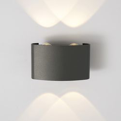 Архитектурная светодиодная подсветка 1555 TECHNO LED TWINKY DOUBLE серый