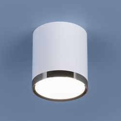 Светодиодный накладной светильник DLR024 6W 4200K белый матовый
