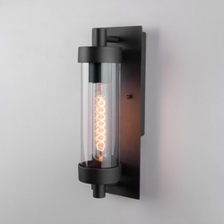 Настенный уличный светильник Pipe D 35151/D чёрный