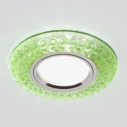 Встраиваемый точечный светильник со светодиодной подсветкой Angli 2180 MR16 зеленый