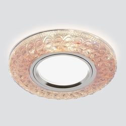 Встраиваемый точечный светильник со светодиодной подсветкой Angli 2180 MR16 розовый