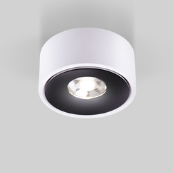 Накладной светодиодный светильник Glide белый/черный 25100/LED