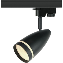 Трековый светильник однофазный TR49 - GU10 BK под лампу GU10 матовый черный Б0054162