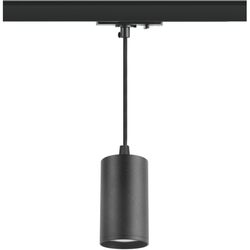 Трековый светильник однофазный TR45 - GU10 S BK подвесной, под лампу MR16 черный Б0054182