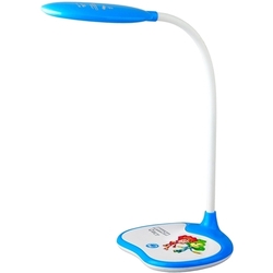 Интерьерная настольная лампа светодиодная для детской с диммером и выключателем NLED-433-6W-BU