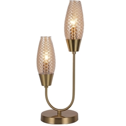 Настольная лампа Desire 10165/2 E14*60W Copper