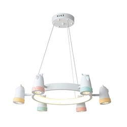Детская подвесная люстра Taddy bears 2449-6P