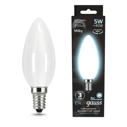 Лампочка LED Filament Candle OPAL E14 5W 4100К 1/10/50 103201205