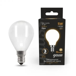 Лампочка LED Filament Globe OPAL E14 5W 2700K 1/10/50 105201105