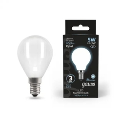 Лампочка LED Filament Globe OPAL E14 5W 4100K 1/10/50 105201205