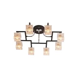 Потолочная люстра IDlamp 205/8PF-Blackchrome