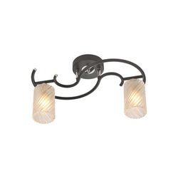 Потолочная люстра IDlamp 208/2PF-Blackchrome