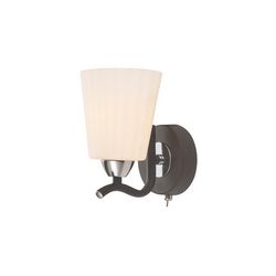 Бра с выключателем IDlamp 212/1A-Blackchrome