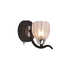 Бра с выключателем IDlamp 213/1A-Blackchrome