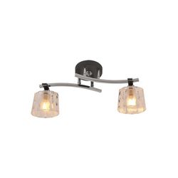 Потолочная люстра IDlamp 214/2PF-Blackchrome