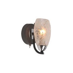 Бра с выключателем IDlamp 215/1A-Blackchrome