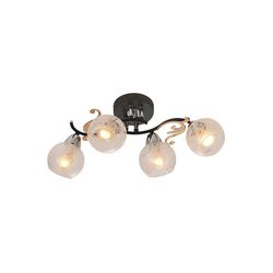Потолочная люстра IDlamp 216/4PF-Blackchrome