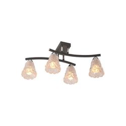 Потолочная люстра IDlamp 217/4PF-Blackchrome