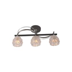 Потолочная люстра IDlamp 218/3PF-Blackchrome