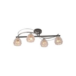 Потолочная люстра IDlamp 218/4PF-Blackchrome