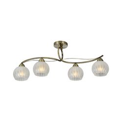 Потолочная люстра IDlamp 237/4PF-Oldbronze