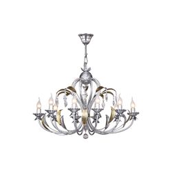 Подвесная люстра IDlamp 241/10-Silvergold