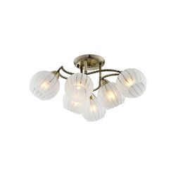 Потолочная люстра IDlamp 244/6PF-Oldbronze